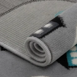 Dzieci Dywan szary DROGA 160x230 cm