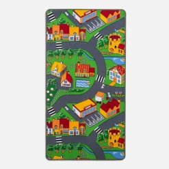 Dywany Dziecięce|Dywany|inny Dywan ulice zielony METROPOLIS 80x150 cm