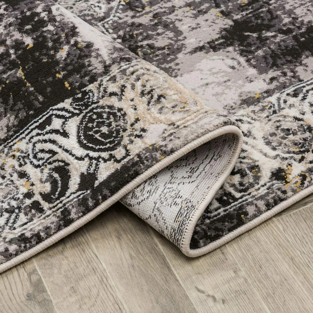 Dywan vintage czarny MONAKO