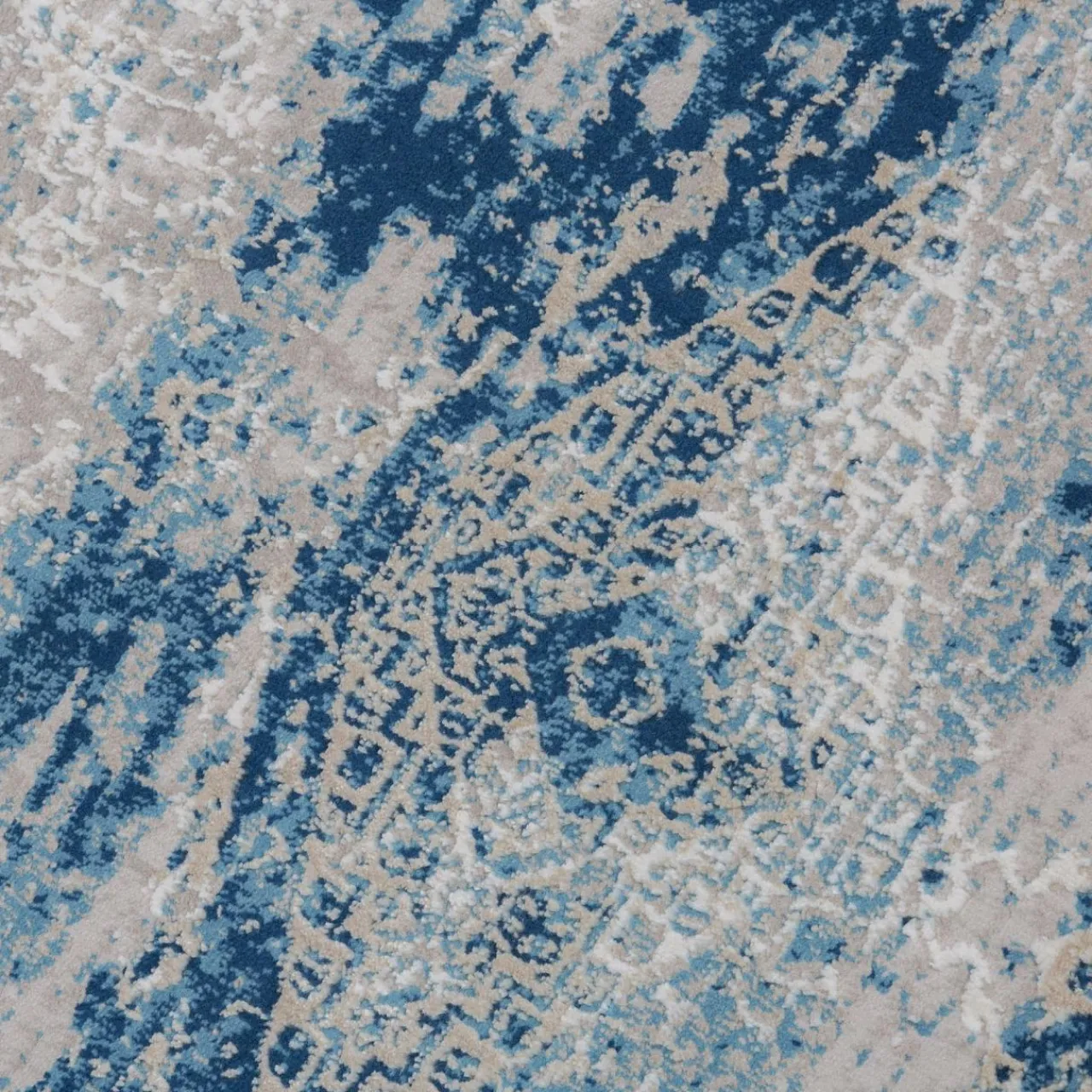 Dywan vintage niebieski ALMERA 160x220 cm