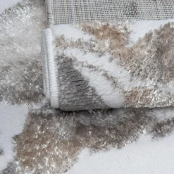 Dywan w kwiaty beżowy SALSA 67x120 cm