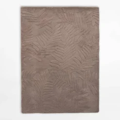 Dywany Z Krótkim Włosiem|inny Dywan w liście EMMA 3D brązowy, 120x160 cm