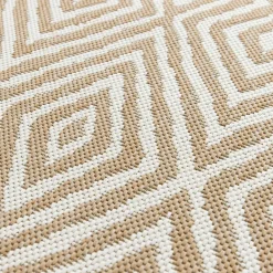 Dywany Zewnętrzne|Dywany Zewnętrzne| Dywan w romby beżowy GINO 160x230 cm