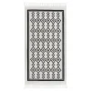 Chodniki|Dywany Z Krótkim Włosiem| Dywan w romby biało-czarny SCANDI 80x150 cm