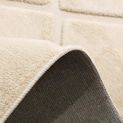 Dywany Z Krótkim Włosiem|inny Dywan w romby PORTO, beżowy, 120x160 cm