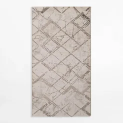 Chodniki|Dywany Z Krótkim Włosiem|inny Dywan w romby SPAZZIO, kremowy, 80x150 cm