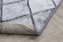 Dywany Z Krótkim Włosiem| Dywan w szare romby MILLEY 160x230 cm