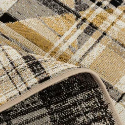 inny Dywan w trójkąty szaro-żółty MALTA 120x170 cm