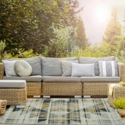 inny Dywan w trójkąty szaro-żółty MALTA 80x150 cm