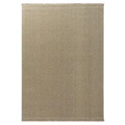 Dywany Wełniane|Dywany Premium| Dywan wełniany z frędzlami beżowy WOOL 160x230 cm