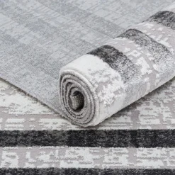 Dywany Z Krótkim Włosiem| Dywan z frędzlami antracyt KASHMIR 120x170 cm