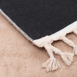Chodniki|Dywany Z Krótkim Włosiem| Dywan z frędzlami beżowy PULLY 80x150 cm