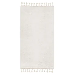 Dywany Shaggy| Dywan z frędzlami kremowy ALASKA 80x150 cm