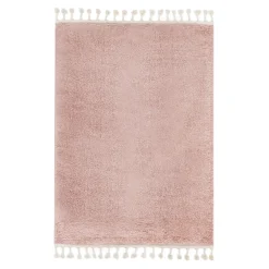 Dywan z frędzlami różowy ALASKA 120x170 cm