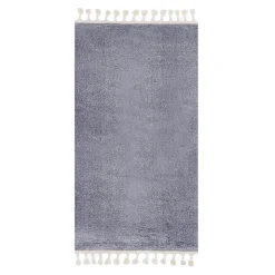 Dywan z frędzlami szary ALASKA 80x150 cm