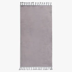 Chodniki|Dywany Z Krótkim Włosiem| Dywan z frędzlami szary PULLY 80x150 cm