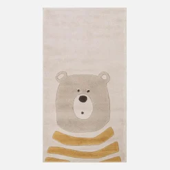 Chodniki|Dywany Dziecięce|inny Dywan z misiem kremowy KIDY 80x150 cm