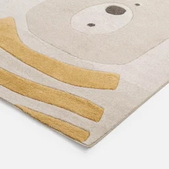 Chodniki|Dywany Dziecięce|inny Dywan z misiem kremowy KIDY 80x150 cm