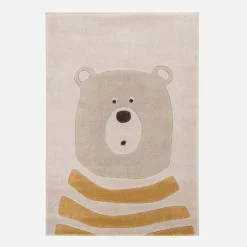 Dzieci inny Dywan z misiem kremowy KIDY 160x230 cm