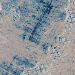 Dywan z orientalnym wzorem niebieski ALMERA 80x140 cm