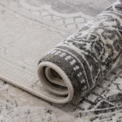 Dywan z orientalnym wzorem szary ALMERA 160x220 cm