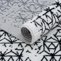 Dywany Z Krótkim Włosiem| Dywan z połyskiem biały KASHMIR 160x230 cm