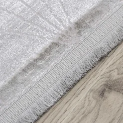 Dywany Z Krótkim Włosiem| Dywan z połyskiem szary KASHMIR 160x230 cm