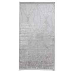 Chodniki|Dywany Z Krótkim Włosiem| Dywan z połyskiem szary KASHMIR 80x150 cm