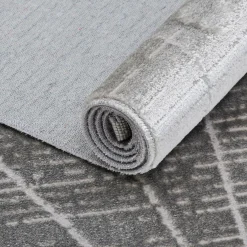 Chodniki|Dywany Z Krótkim Włosiem| Dywan z połyskiem szary KASHMIR 80x150 cm