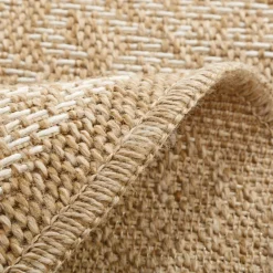 Dywany Zewnętrzne|Dywany Zewnętrzne|inny Dywan zewnętrzny COMILLA, ornament, beżowy, 120 cm