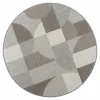 Dywany Zewnętrzne|Dywany Zewnętrzne| Dywan zewnętrzny geometryczny okrągły ROTA 120 cm