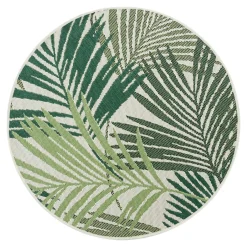 Dywan zewnętrzny okrągły palma MUNRO 100 cm