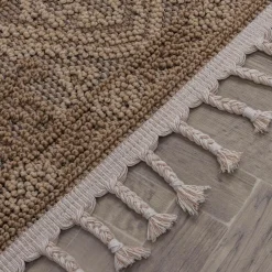 Dywan zewnętrzny rozeta beż BOUCLE 80x150 cm