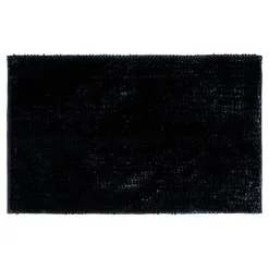 Dywanik łazienkowy czarny CHENILLE 50x80 cm