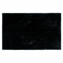 Dywanik łazienkowy czarny CHENILLE 60x90 cm