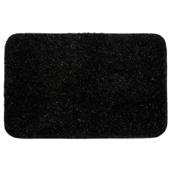 Dywany Do Prania W Pralce|Dywaniki Łazienkowe|inny Dywanik łazienkowy czarny GLAM 40x60 cm