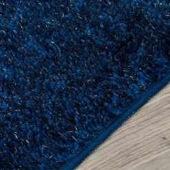 Dywany Z Krótkim Włosiem| Dywanik łazienkowy GLAM GRANATOWY 60x100 cm