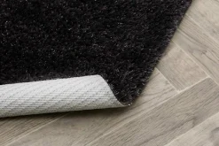 Dywanik łazienkowy glamour czarny GLAM 50x80 cm