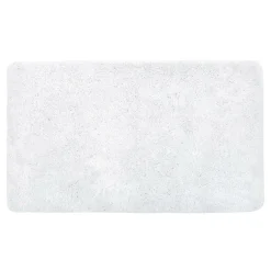 Dywaniki Łazienkowe|Dywaniki Łazienkowe| Dywanik łazienkowy glamour biały 50x80 cm