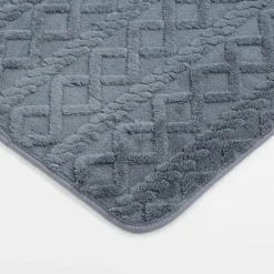 inny Dywanik łazienkowy NORDIC, ciemnoszary, 50x80 cm