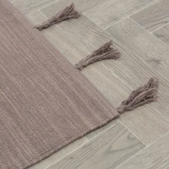 Dywaniki| Dywanik boho brązowy BORG 50x80 cm