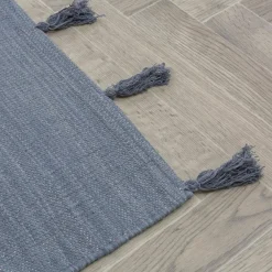 Dywanik boho niebieski BORG 50x80 cm