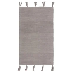 Dywaniki| Dywanik boho szary BORG 50x80 cm