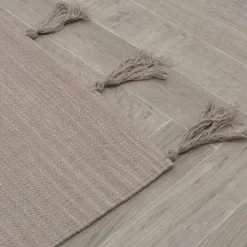 Dywanik boho taupe BORG 50x80 cm