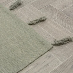 Dywaniki| Dywanik boho zielony BORG 50x80 cm