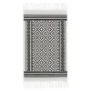 Dywaniki| Dywanik czarno-biały SCANDI 50x80 cm