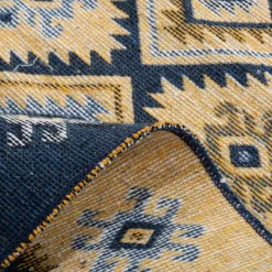 Dywaniki|inny Dywanik etno ALBORG, niebieski, 50x80 cm