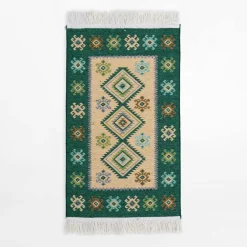 inny Dywanik etno ALBORG, zielony, 50x80 cm