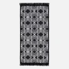 inny Dywanik geometryczny czarno-biały ALBORG 50x80 cm