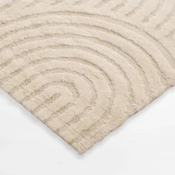 Dywaniki|inny Dywanik geometryczny INSPIRATION, biało-beżowy, 60x120 cm